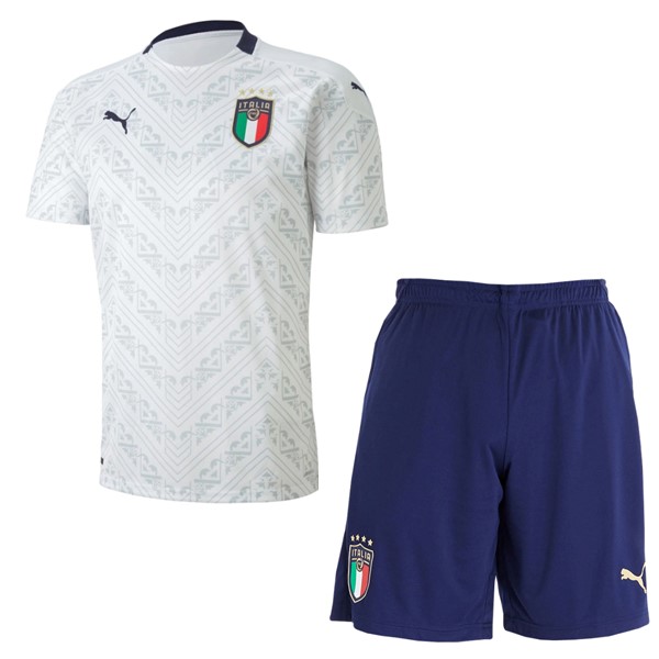 Camiseta Italia Niño 2nd 2020 Blanco